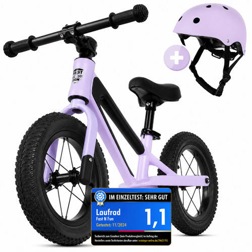 Fast fun laufrad mit - n, helm